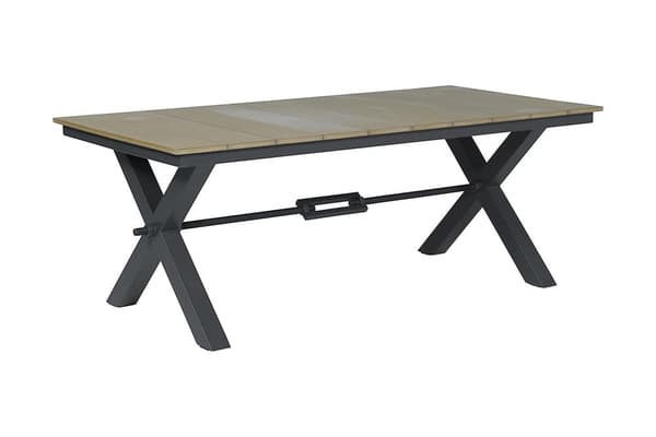 Robusto Spisebord 200 cm Brun/Sort