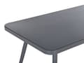 Pikkukuva 6 / 8: Puutarhapöytä harmaa alumiini 140 x 80 cm istuintyynyt industriaalinen tyyli