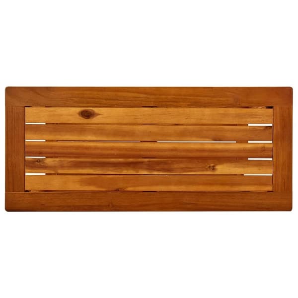vidaXL konsolbord til haven 80x35x75 cm massivt akacietræ