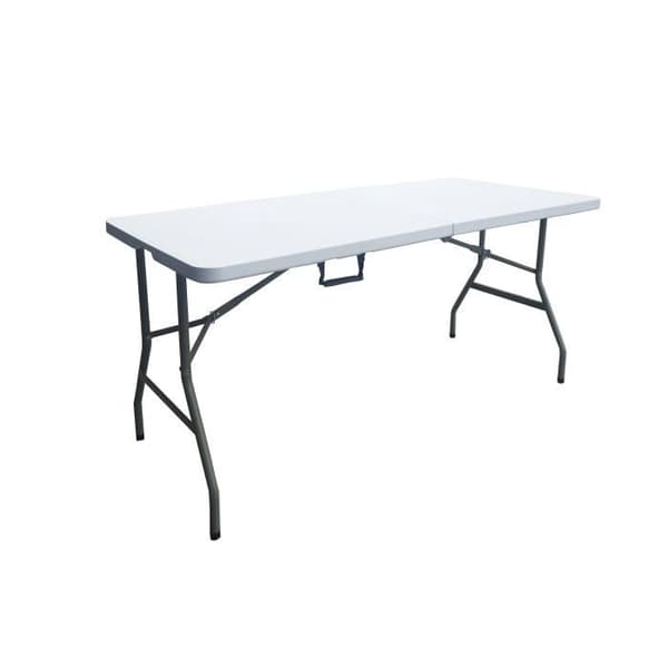Fällbord - 150 cm - 6 personer - Pulverlackerade stålrör
