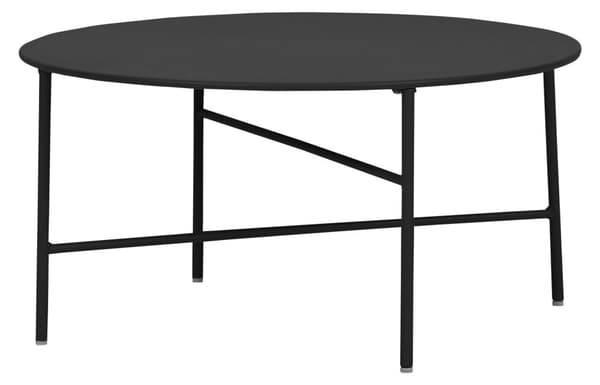 Penny havebord Ø 70 cm. H 35 cm, sort.