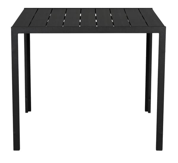 Noma havebord 90 x 90 cm, sort og sort.
