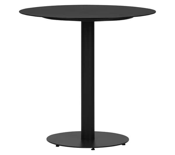 Hector havebord Ø70 cm sort.