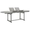 Miniatyrbillede 1 af 9: vidaXL havebord (160-240)x100x75 cm massivt akacietræ