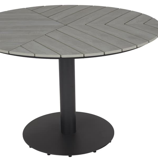 Hector havebord Ø110 cm grå.