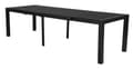 Miniatyrbilde 4 av 9: Grup hagebord, inkl. 2 tilleggsplater 223/343 cm svart/svart.
