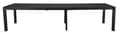 Miniatyrbilde 5 av 9: Grup hagebord, inkl. 2 tilleggsplater 223/343 cm svart/svart.