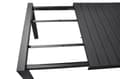 Miniatyrbilde 9 av 9: Grup hagebord, inkl. 2 tilleggsplater 223/343 cm svart/svart.