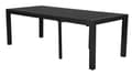 Miniatyrbilde 2 av 9: Grup hagebord, inkl. 2 tilleggsplater 223/343 cm svart/svart.