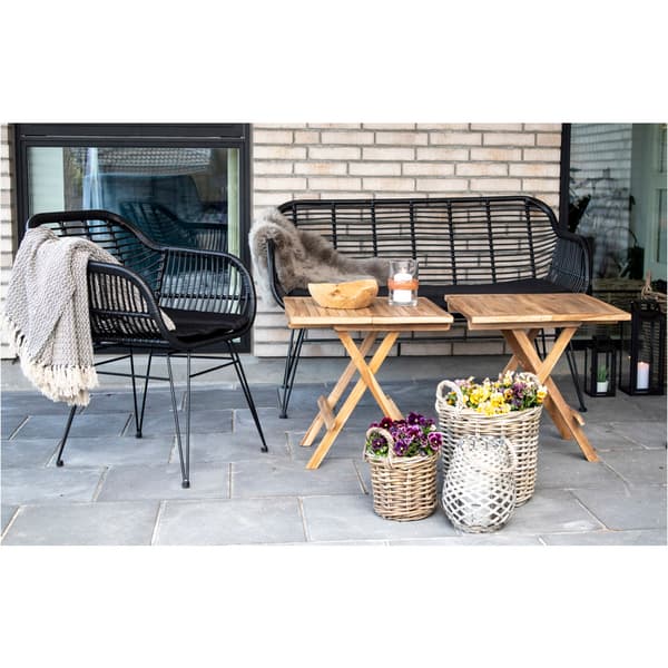 Bine hagebord lite hagebord 50x50 cm teak massiv.