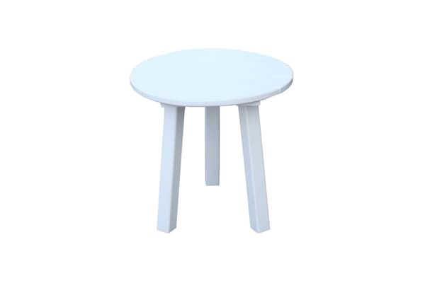 ALISON trädgårdssoffbord, 47 cm Vit