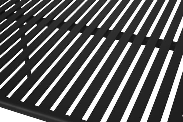 Stella havebord 150x90 cm sort.