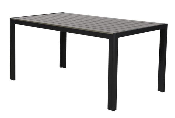 Cirl hagebord, 150 cm svart/grå.