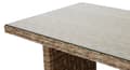 Miniatyrbilde 3 av 4: Gram hagebord 142 x 76 cm, med glassplate, natur.