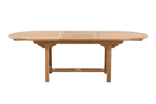 Kenya havebord inkl. tillægsplade 180, 240 cm natur.