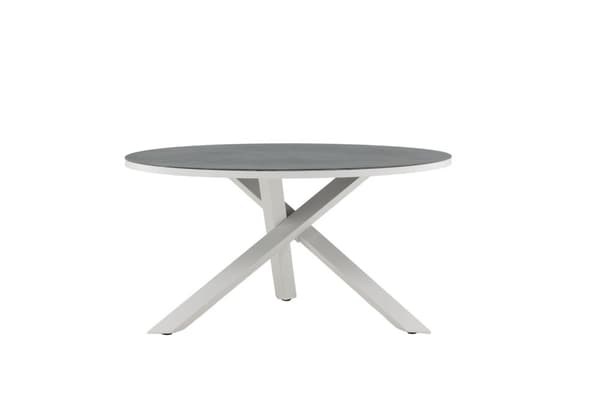Copacabana havebord Ø140cm hvid,grå.