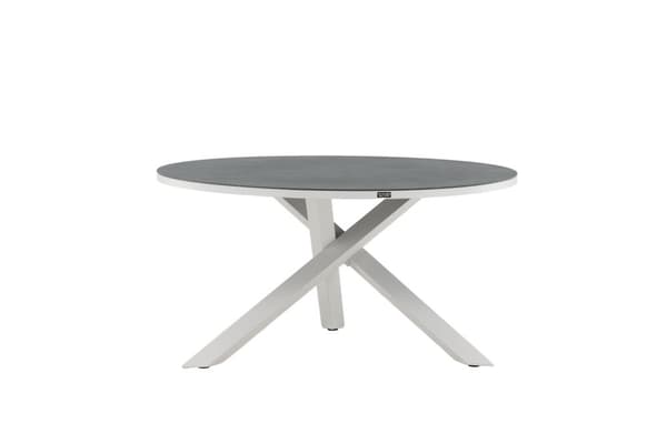 Copacabana havebord Ø140cm hvid,grå.