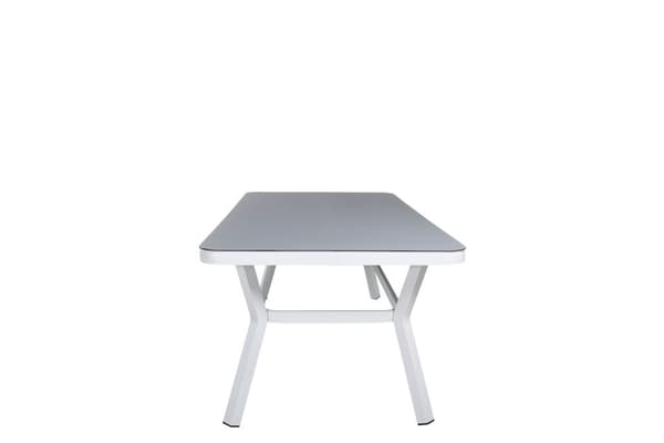 Massa trädgårdsbord vit.