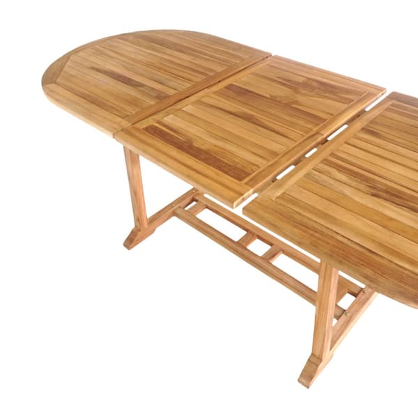 Salamanca hagebord med tillegssplate teak.