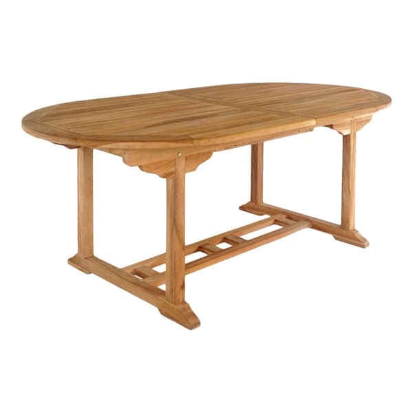 Salamanca hagebord med tillegssplate teak.