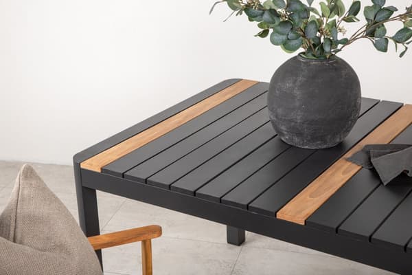 Togo havebord sort.