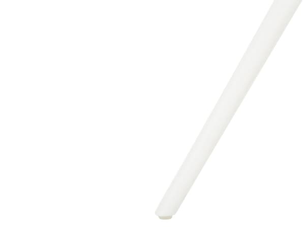 Trädgård Bistro Matbord Vit Plast 70 x 70 cm Utomhus Väderbeständig