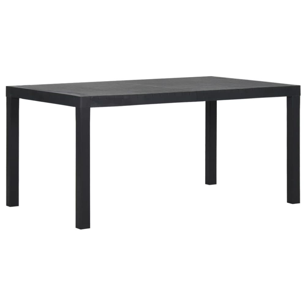 Utebord 150x90x72 cm PP antracit