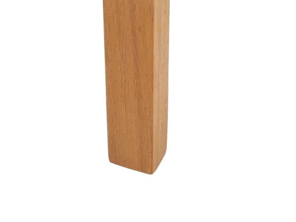 Trädgårdsmöbelset Ljust Akaciaträ Bord 180 x 90 cm för 6 Utomhus Rektangulär Rustik Stil