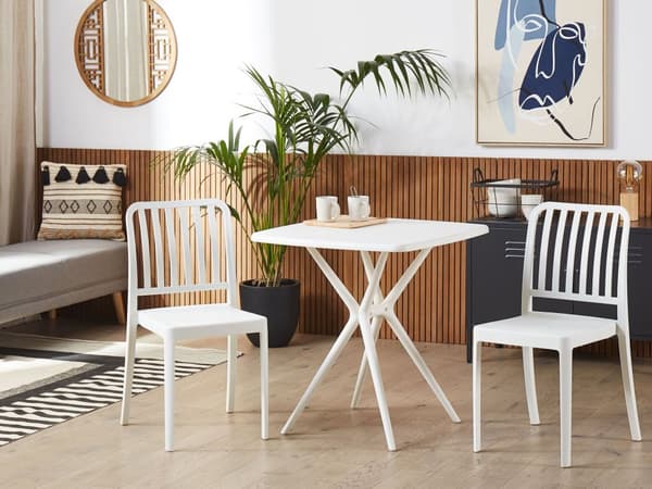 Havebord i Hvid farve Spisebord til Haven