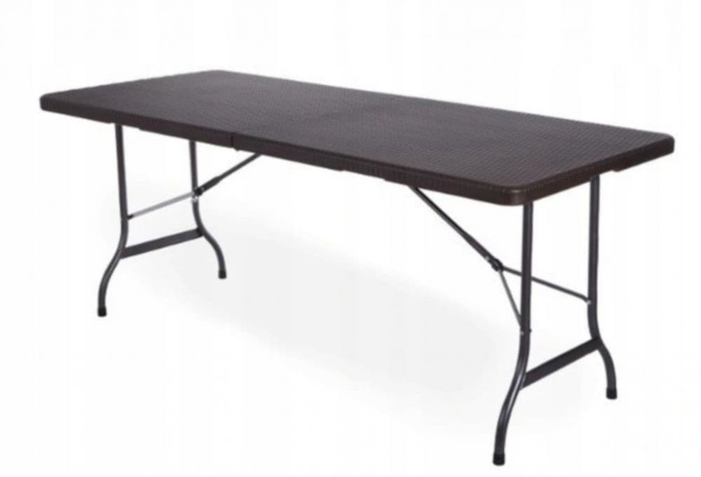 Campingbord - Fällbord - 180x75x72 cm - antracit