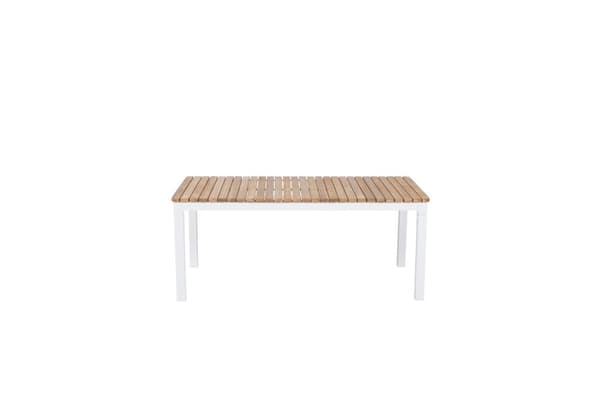 Brasilia sofabord hvid,teak.