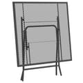 Pikkukuva 9 / 9: vidaXL Puutarhapöytä 80x80x72 cm laajennettu metalliverkko antrasiitti