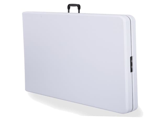 Campingbord - Fällbord - 240x70x74 cm - vitt