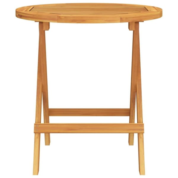 vidaXL Bistrobord Ø46x47 cm heltre akasie