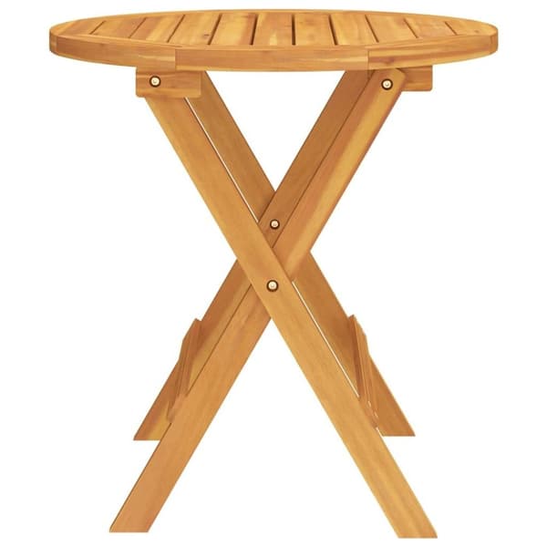 vidaXL Bistrobord Ø46x47 cm heltre akasie