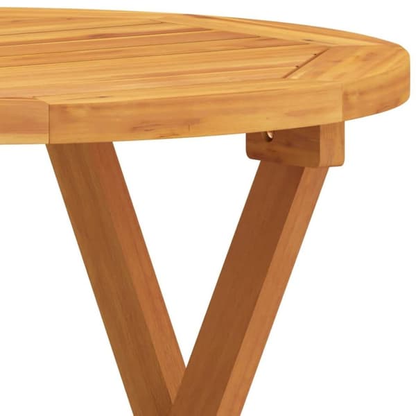 vidaXL Bistrobord Ø46x47 cm heltre akasie