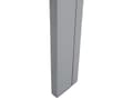 Miniatyrbilde 6 av 6: Hage Spisebord Svart 160 x 90 cm Herdet Glassplate Grå Aluminiumsramme