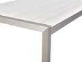 Miniatyrbilde 5 av 6: Spisebord Hvit Aluminiumsramme for 6 personer 180 x 90 cm Moderne Design