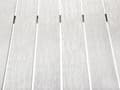 Miniatyrbilde 6 av 6: Spisebord Hvit Aluminiumsramme for 6 personer 180 x 90 cm Moderne Design