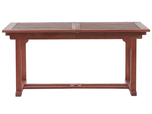 Utendørs Spisebord Mørk Akasietre 160/220 x 90 cm Uttrekkbar Topp