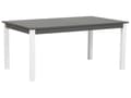 Miniatyrbilde 5 av 10: Hagebord Grå Aluminium 75 x 168 / 248 x 100 cm Uttrekkbar Utendørs Spisebord