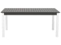 Miniatyrbilde 6 av 10: Hagebord Grå Aluminium 75 x 168 / 248 x 100 cm Uttrekkbar Utendørs Spisebord