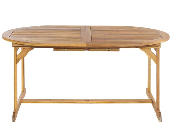 Hagebord akasietre 8 personer uttrekkbart rustikk design