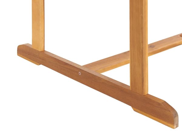 Hagebord akasietre 8 personer uttrekkbart rustikk design