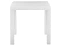 Miniatyrbilde 5 av 8: Utendørs spisebord Hvit 80 x 80 cm 4 personer Minimalistisk stil Uteplass Hage Hagemøbler