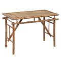 Miniatyrbillede 1 af 4: vidaXL foldbart havebord 115x50x75 cm bambus