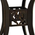 Miniatyrbilde 4 av 6: vidaXL Hagebord bronse 78x78x72 cm støpt aluminium