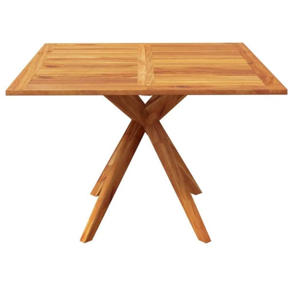 vidaXL havebord 110x110x75 cm massivt akacietræ