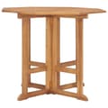 Miniatyrbillede 3 af 7: vidaXL foldbart havebord 90x90x75 cm massivt teaktræ