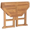 Miniatyrbillede 5 af 7: vidaXL foldbart havebord 90x90x75 cm massivt teaktræ